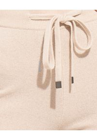 CAPPELLINI - Beżowe spodnie z wełny i kaszmiru. Kolor: beżowy. Materiał: wełna, kaszmir #4