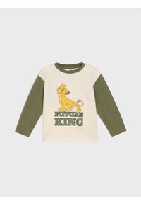 Sinsay - Koszulka z długimi rękawami The Lion King - kremowy. Kolor: kremowy. Długość rękawa: długi rękaw. Długość: długie #1