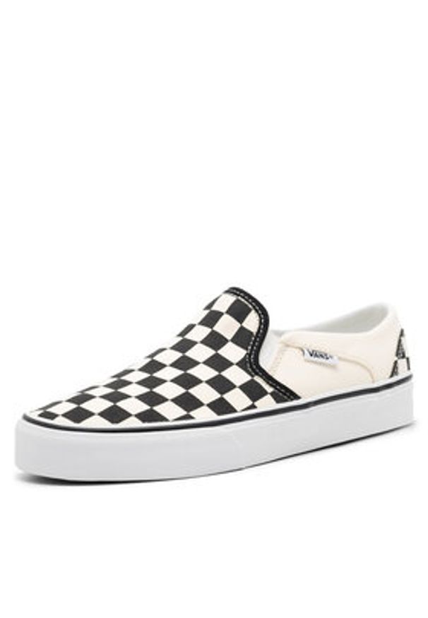 Vans Trampki ASHER VN000VOSAPK1 Czarny. Kolor: czarny. Materiał: materiał