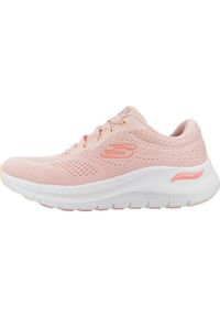 skechers - Buty do chodzenia damskie Skechers 150051LGMT. Kolor: różowy. Materiał: materiał, syntetyk. Szerokość cholewki: normalna. Sport: turystyka piesza