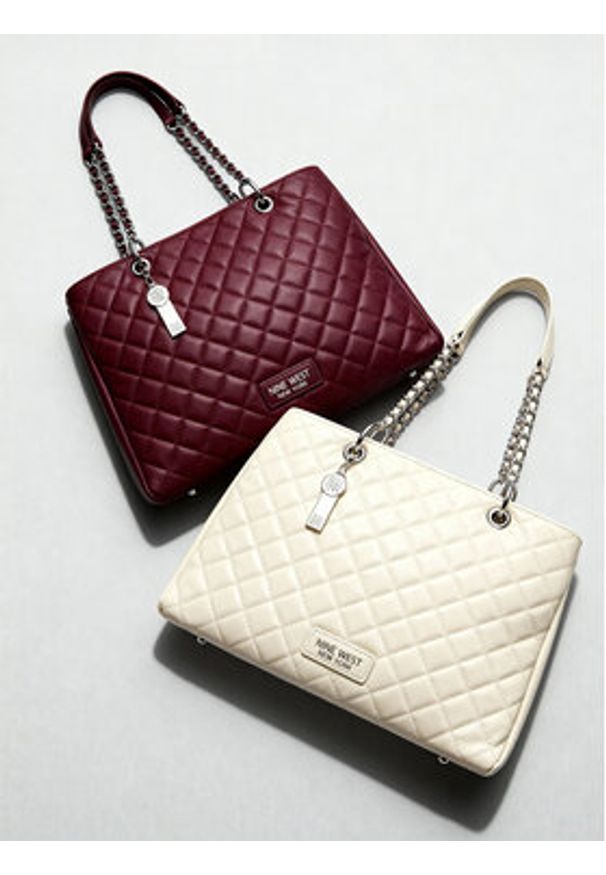 Nine West Torebka CEO-IDAHO-I-LDA8005 Bordowy. Kolor: czerwony