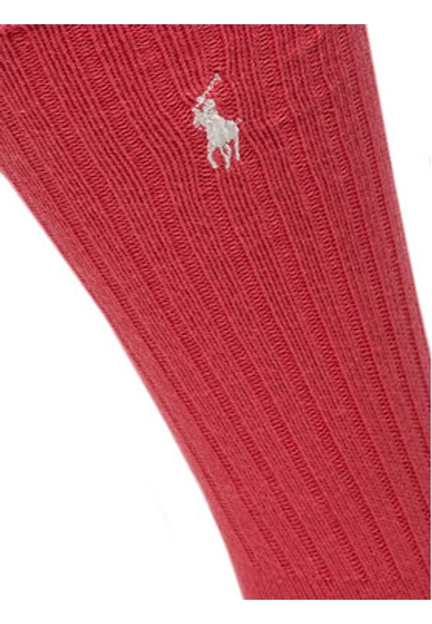 Polo Ralph Lauren Skarpety wysokie damskie 449915908035 Różowy. Kolor: różowy. Materiał: bawełna, materiał