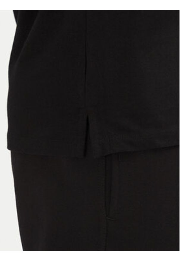 Jack & Jones - Jack&Jones Polo Simon 12269299 Czarny Regular Fit. Typ kołnierza: polo. Kolor: czarny. Materiał: bawełna