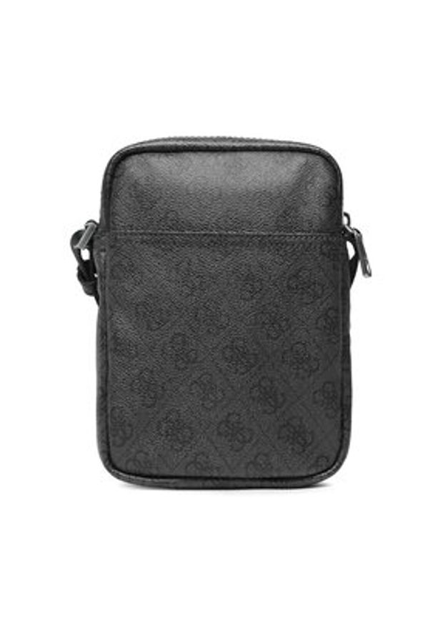 Guess Saszetka Vezzola Smart HMEVZL P3163 Czarny. Kolor: czarny. Materiał: skóra