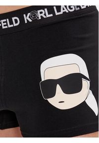 Karl Lagerfeld - KARL LAGERFELD Komplet 3 par bokserek Ikonik 2.0 Trunk Set (Pack 3) 236M2100 Czarny. Kolor: czarny. Materiał: bawełna #4