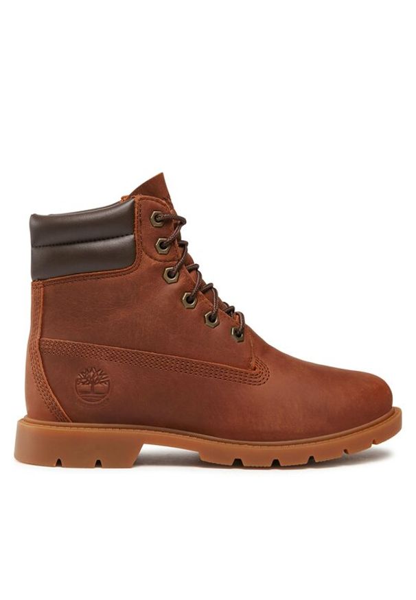 Timberland Trapery Linden Woods Wp 6 Inch TB0A156Z2421 Brązowy. Kolor: brązowy. Materiał: skóra