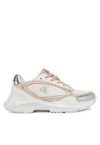 Sneakersy Calvin Klein Jeans. Kolor: biały