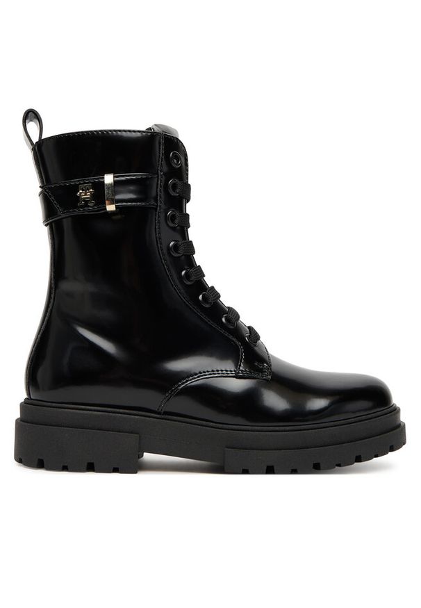 TOMMY HILFIGER - Trapery Tommy Hilfiger. Kolor: czarny