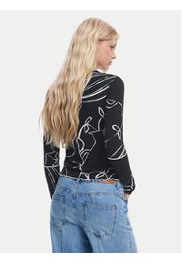 Desigual Bluzka Londres 25WWTK49 Czarny Regular Fit. Kolor: czarny. Materiał: wiskoza #2