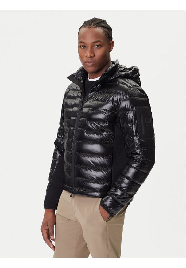 BOSS Kurtka puchowa Hypelite 50541299 Czarny Regular Fit. Kolor: czarny. Materiał: syntetyk