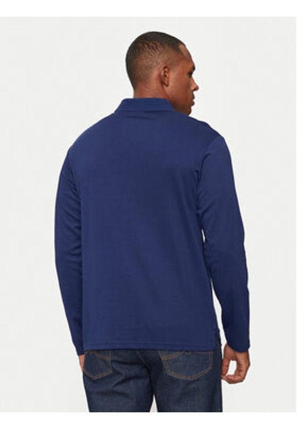 Jack & Jones Polo Crodney 12259645 Niebieski Regular Fit. Typ kołnierza: polo. Kolor: niebieski. Materiał: bawełna, syntetyk