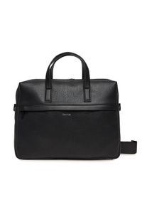 Calvin Klein Torba na laptopa Ck Must Laptop Bag K50K513050 Czarny. Kolor: czarny. Materiał: skóra