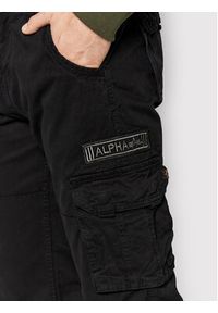 Alpha Industries Spodnie materiałowe Jet 101212 Czarny Straight Fit. Kolor: czarny. Materiał: bawełna #3