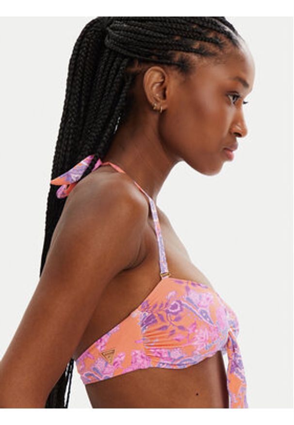 Guess Góra od bikini E5GJ16 KCR52 Kolorowy Regular Fit. Materiał: syntetyk. Wzór: kolorowy
