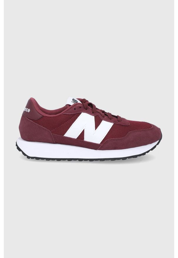 New Balance Buty MS237CF kolor brązowy. Zapięcie: sznurówki. Kolor: czerwony. Materiał: guma