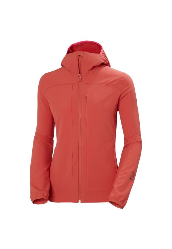 Damski polar Helly Hansen Aurora Shield. Kolor: czerwony. Materiał: polar. Sezon: jesień
