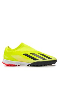 Adidas - adidas Buty X Crazyfast League Laceless Turf Boots IF0686 Żółty. Kolor: żółty #1