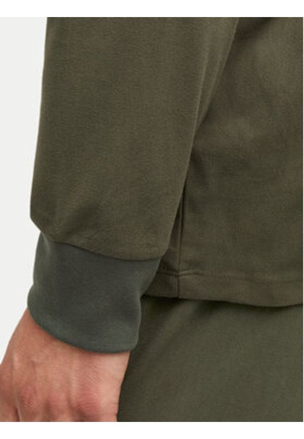 Jack & Jones Piżama Solid 12268536 Zielony Loose Fit. Kolor: zielony. Materiał: syntetyk