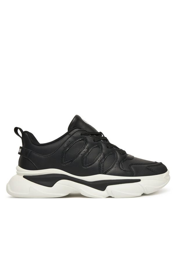 Just Cavalli Sneakersy 79QA3SA3 ZPB57 Czarny. Kolor: czarny. Materiał: skóra