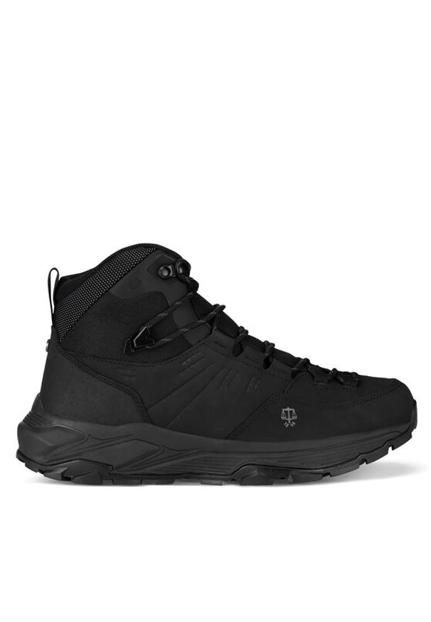 Hunter Trekkingi H1-061 Czarny. Kolor: czarny. Materiał: skóra, nubuk. Sport: turystyka piesza