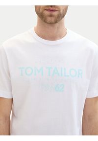 Tom Tailor T-Shirt 1041871 Biały Regular Fit. Kolor: biały. Materiał: bawełna #2