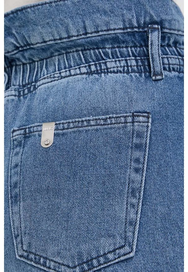 Liu Jo jeansy damskie high waist. Stan: podwyższony. Kolor: niebieski