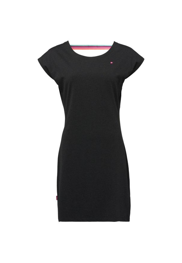 WOMEN'S HEALTH - Sukienka LOAP Aubrieta damska czarna M. Kolor: czarny. Długość rękawa: bez rękawów. Typ sukienki: proste, sportowe. Styl: sportowy