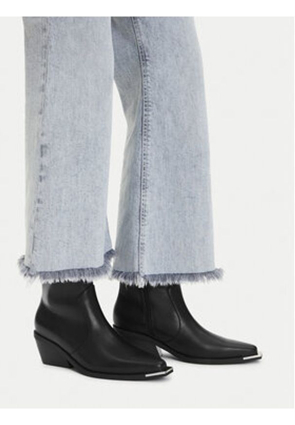 Jenny - JENNY Botki CEO-R25AW00805 Czarny. Kolor: czarny. Materiał: syntetyk, materiał