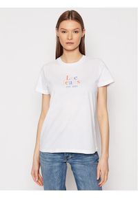 Lee T-Shirt Seasonal Logo L41GYG12 112140027 Biały Regular Fit. Kolor: biały. Materiał: bawełna #1