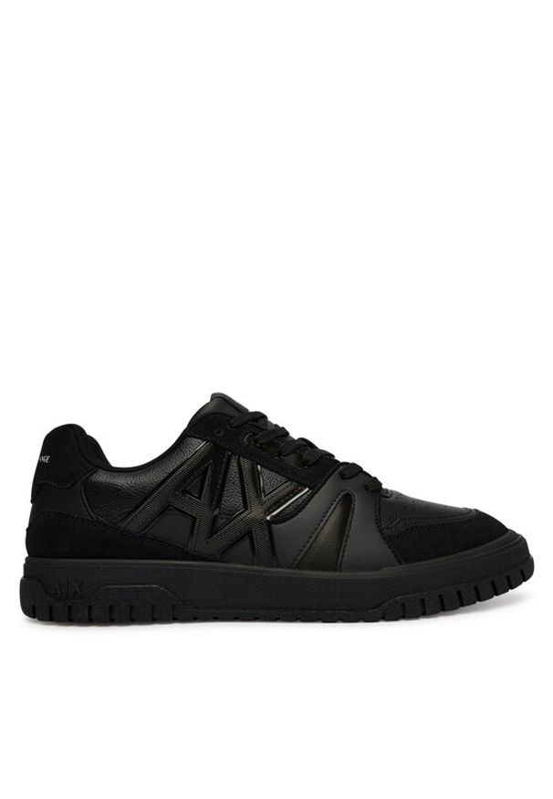 Armani Exchange Sneakersy XM003609 AF29100 UC001 Czarny. Kolor: czarny. Materiał: skóra