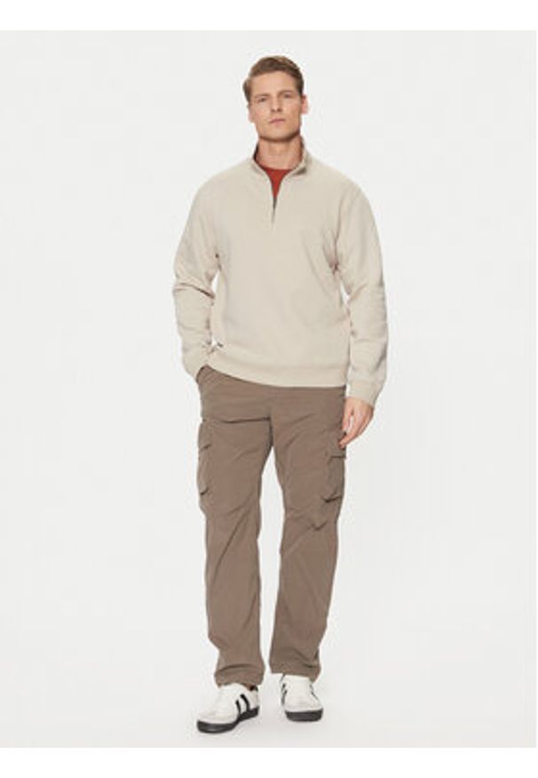 Jack & Jones Bluza Bradley 12250747 Beżowy Relaxed Fit. Kolor: beżowy. Materiał: bawełna