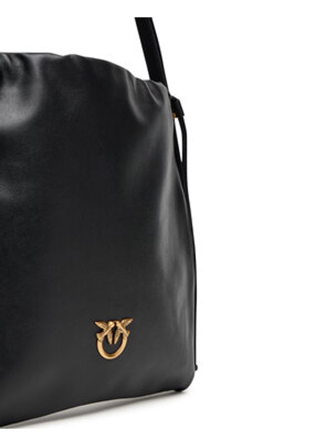 Pinko - PINKO Torebka Slouchy Classic Bag AI 25-26 PLTT 104359 A0QO Czarny. Kolor: czarny. Materiał: skórzane