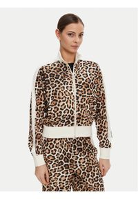 Puma Bluza T7 Leo Luxe 632342 Brązowy Regular Fit. Kolor: brązowy. Materiał: syntetyk #1