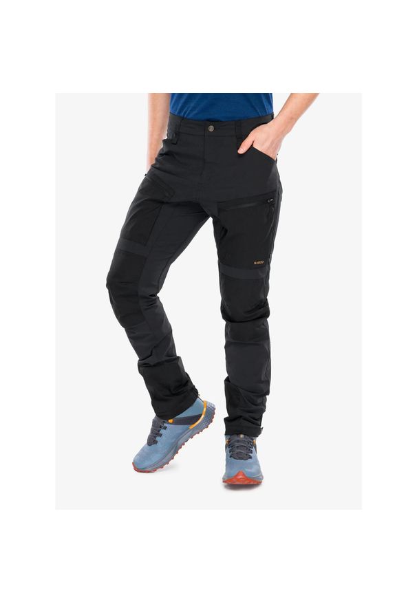 Fjällräven - Spodnie trekkingowe męskie Fjallraven Keb Agile Trousers. Kolor: czarny. Sport: turystyka piesza