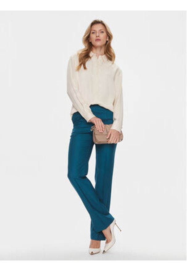Calvin Klein Koszula K20K206299 Beżowy Relaxed Fit. Kolor: beżowy. Materiał: wiskoza