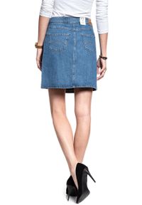 Mustang - SPÓDNICA JEANSOWA MUSTANG Wrap Skirt 1007016 5000 680. Materiał: jeans