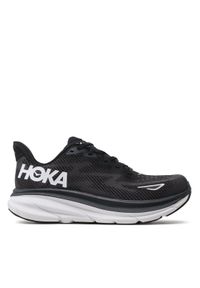 HOKA - Hoka Buty do biegania Clifton 9 1132211 WIDE Czarny. Kolor: czarny. Materiał: materiał #1