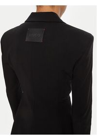 Hugo - HUGO Marynarka Azera-1 50540392 Czarny Regular Fit. Kolor: czarny. Materiał: syntetyk, wiskoza #4