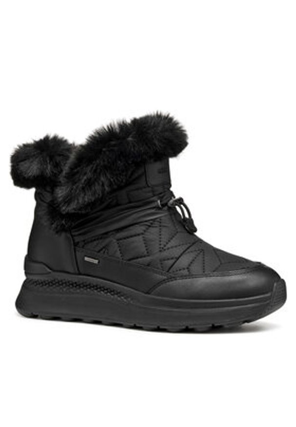 Geox Trzewiki D Spherica Actif X2 D46WPB 0FU85 C9999 Czarny. Kolor: czarny. Materiał: materiał