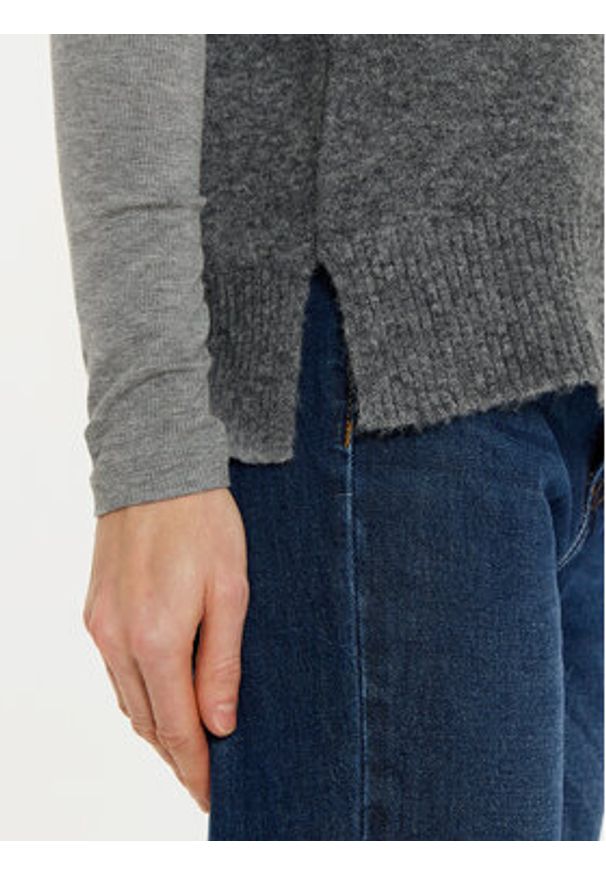 Liu Jo Sweter WF4432 MA49P Szary Regular Fit. Kolor: szary. Materiał: syntetyk