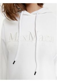 Max Mara Leisure Bluza Stadio 2416921018 Biały Regular Fit. Kolor: biały. Materiał: syntetyk, bawełna #5