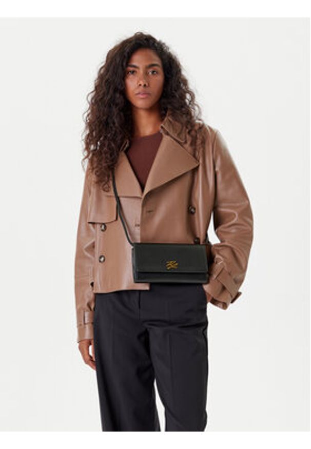 Karl Lagerfeld - KARL LAGERFELD Torebka A1W32055 Czarny. Kolor: czarny. Materiał: skórzane