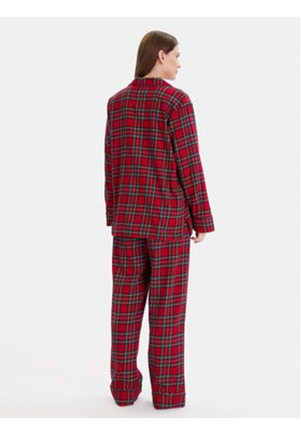 Polo Ralph Lauren Piżama 4P8043 Czerwony Relaxed Fit. Kolor: czerwony. Materiał: bawełna