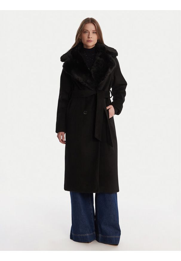 Artigli Płaszcz przejściowy ACCP002929 Czarny Regular Fit. Kolor: czarny. Materiał: syntetyk