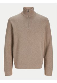 Jack & Jones - Jack&Jones Sweter Milano 12259664 Szary Relaxed Fit. Kolor: szary. Materiał: bawełna #4