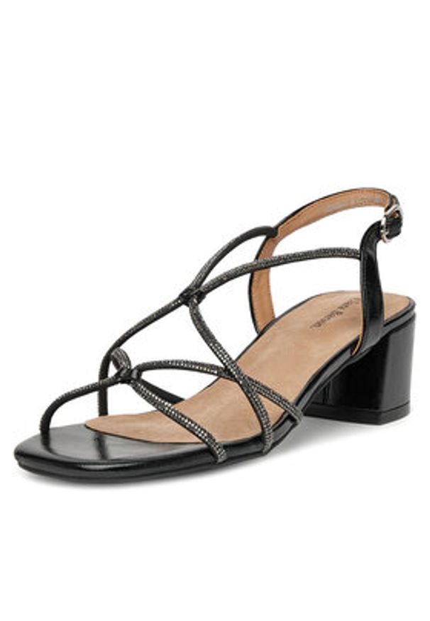 Clara Barson Sandały WS24055-03 Czarny. Kolor: czarny. Materiał: skóra