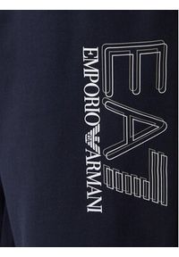 EA7 Emporio Armani Spodnie dresowe 7M001316 AF13512 UB102 Granatowy Regular Fit. Kolor: niebieski. Materiał: bawełna #2