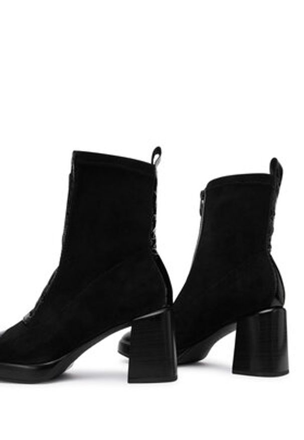 Hispanitas Botki HI254230 Czarny. Kolor: czarny. Materiał: materiał