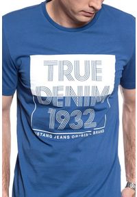 Mustang - MĘSKI T-SHIRT MUSTANG Alex C Print 1009006 5235. Wzór: nadruk #5