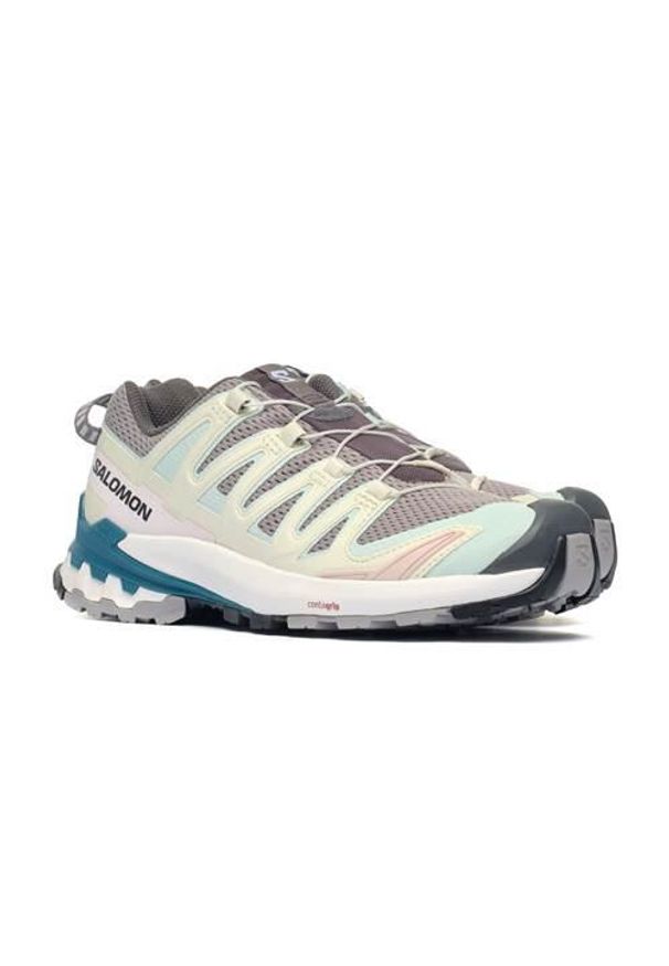 salomon - Buty do biegania damskie Salomon Xa Pro 3d V9 W. Kolor: szary. Materiał: materiał, syntetyk. Szerokość cholewki: normalna